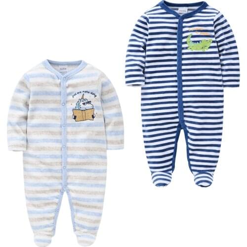 Christmas Infant Boys Rompers Fleece Toddler Baby Pajamas Velvet Pyjamas Catoon Bear Sleepwear Boys Home Suit Winter Fall Spring