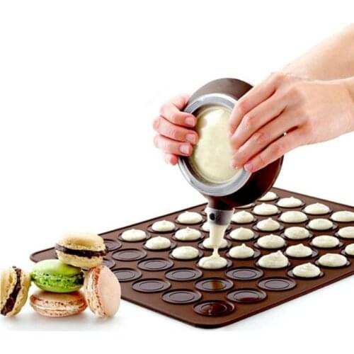 30 Hole Silicone Baking Pad Oven Macaron Silicone Non-stick Mat Baking Pan Pastry Cake Pad Baking Tools SN3494