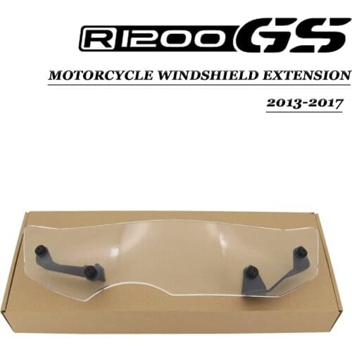 Motorcycle windshield extension deflector for BMW R1200GS R 1200 GS LC Adv R1250GS R1250 Adventure 2013-2017