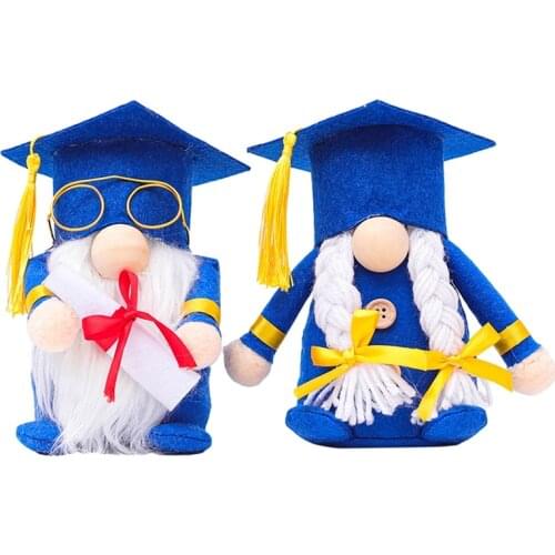 Graduation Gnomes Plush Grad Swedish Plush Gnome for Graduation Decorations Graduation Ceremony of Party Table Decors