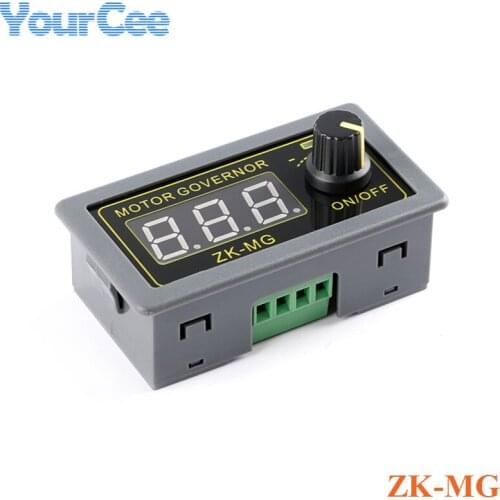 ZK-MG DC5-30V DC Motor Controller PWM Adjustable Speed Digital Display Encoder Duty Ratio Frequency MAX 15A Control Board Module