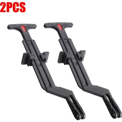 2Pcs/Set Bonnet Hood Release Rod Lock Latch Black Handle 3B0823593 For VW Passat B5 B5.5 1998 1999 2000 2001 2002 2003 2004