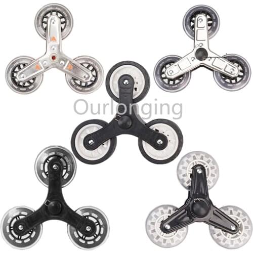 2PCS Trolly Casters Wheels Roller Shopping Cart Caster Luggage Suitcase Caster Replacement Wheel Pulley Sliding Roller Accessory