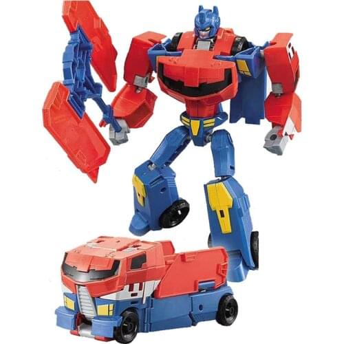 WEIJIANG Anime Action Figure Toys 21CM Big Transformation G1 Alloy Robot Car Truck Model Deformation Movie Toys Boy Kids Gift