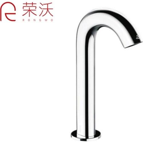 Automatic deck mounted faucet and polished with chrome color ,Dc220 AC6v mixer water . Touchless tap , Grifo De Cocina