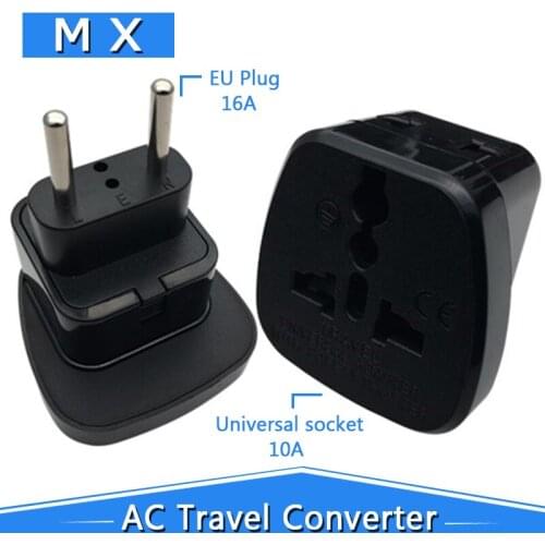 Security Door Power Socket Adapter Power Outlet for EU, Russia, France, Spain, Sweden, Tourism, Home