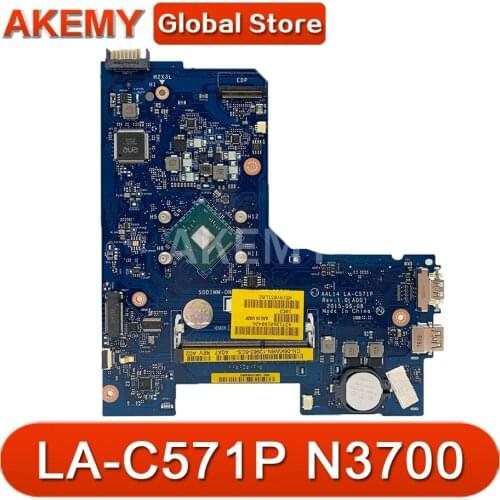 FOR 15 5000 5552 CN-0F77J1 0F77J1 LA-C571P ALL14 DDR3L SR29E N3700 CPU laptop Motherboard 100% Tested OK