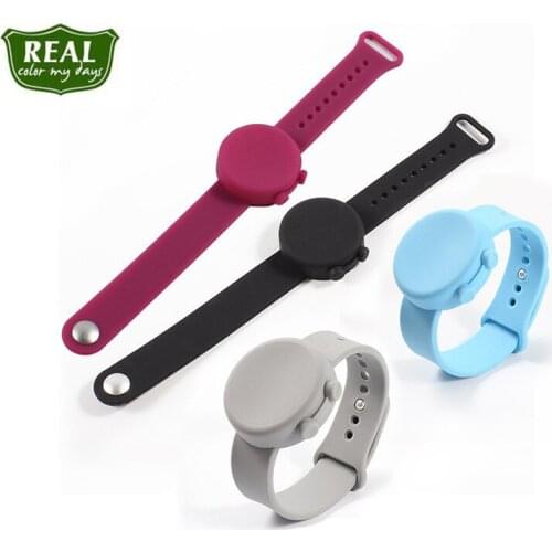 Adult Kid Liquid Wristband Dispenser Handwash Gel Disinfectant Sub-packing Silicone Bracelet 2pcs