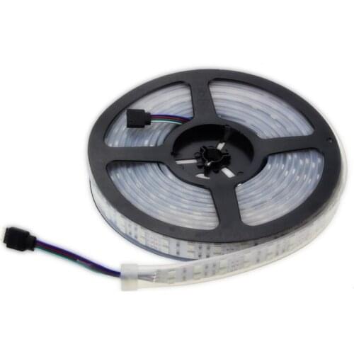 Double Row LED Strip 5050 SMD 120leds/m rgb/Warm white/White LED Strip 10M 120LEDs/m Tube Waterproof IP67 DC 12V
