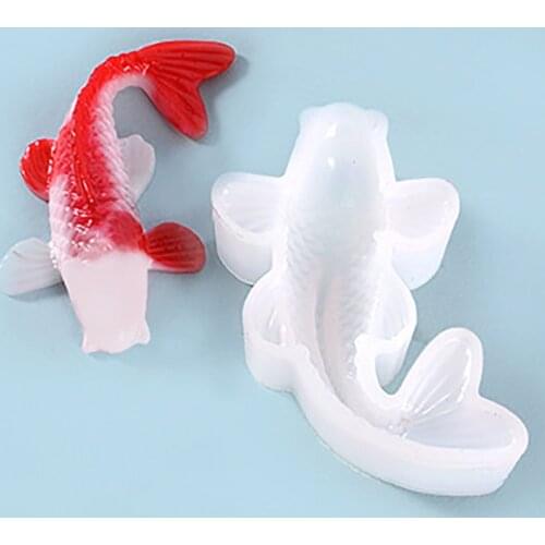 Goldfish Shape Silicone Mold For DIY Crystal Epoxy Resin Home Decoration Resin Mold