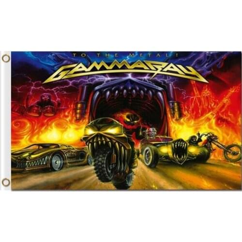 Gamma art flag hobby business history with skulls Flag banner 90x150cm