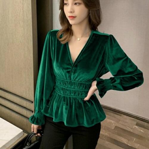 HECAIYUN Peplum Blouses China