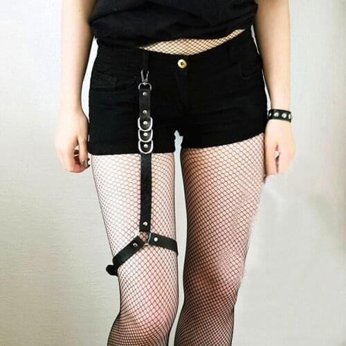 Leather Harness For Women Garter Belt Body Bondage Suspenders Belt Erotic Sexy Lingerie Sword Belt Seks Leg Harness Thigh Garter