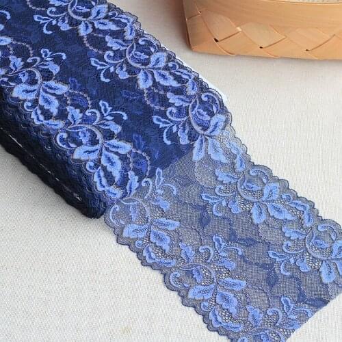 2Yards Gray Exquisite Elastic Stretch Lace Trim High Quality Lace Fabric DIY Craft&Sewing Dress Clothing Accessories