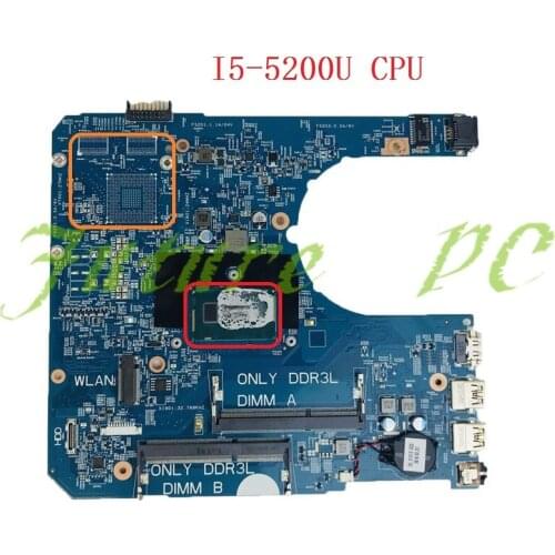 JOUTNDLN FOR DELL Latitude 3450 Laptop Motherboard W/ I5-5200U CPU CN-0D0GP7 0D0GP7 D0GP7 14290-2 PWB:85GK8 Tested