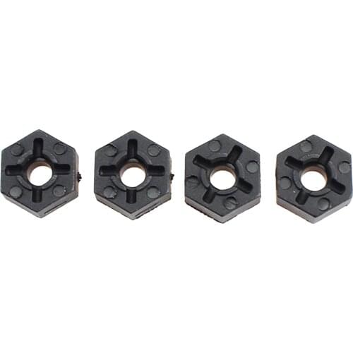 4-Pack RC Wheel Hex Hubs Drive Adapter for 1/14 Scale Wltoys RC Car 144001 124018 RC Car Model Replace Accessory Parts