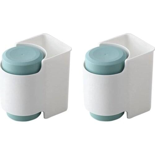 Wall-Mounted Toiletry Set, Mouthwash Cup, Brushing Cup, Childrens Couple, a Pair of Toothbrush Cups