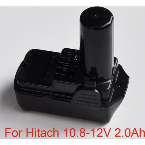 12V 2.0Ah Rechargeable Li-ion Battery pack replace for 10.8V Hitachi cordless Electric drill screwdriver DB10DL FCR10DL WH10DC