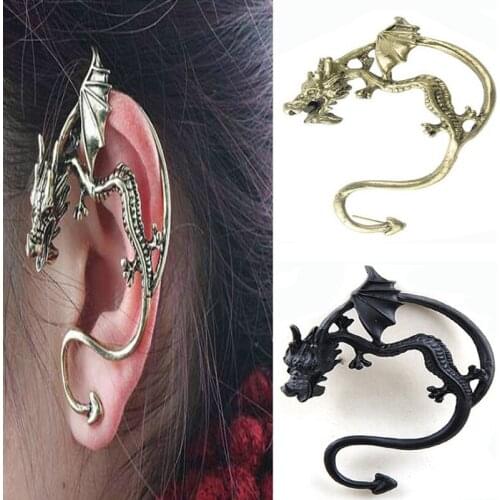 Hot fashion design unique goth punk wind restoring ancient ways is domineering personality exaggerated dragon earrings earrings