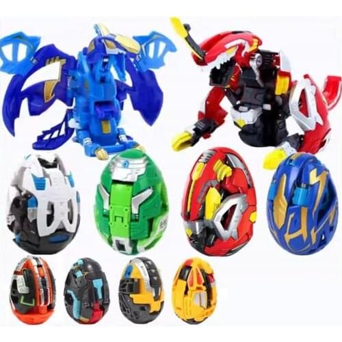 Deformed Robot Transformation Dinosaur Eggs Model Korean Cartoon Action Figure Souvenir Hello Toys Carbot Gift for Boy