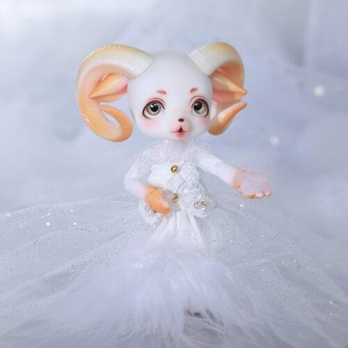 Shuga Fairy Ucchi 1/8 BJD Doll YOSD Cute Baby Deer Animal Dolls Resin Toys for Kids Surprise Gift for Girls Birthday