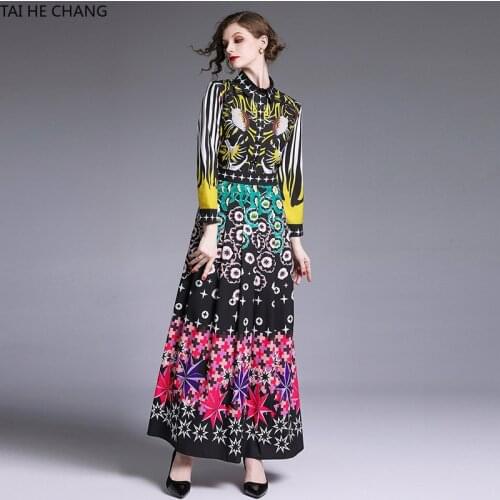 TAI HE CHANG Summer Shirt Dresses