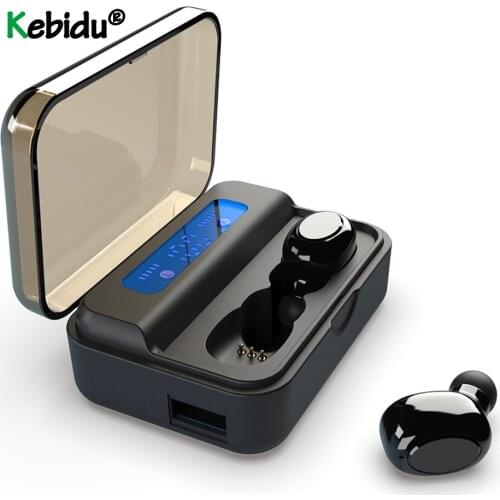 Latest S590 TWS Bluetooth 5.0 Earphone 9D Stereo Earbuds 3500mah Led Digital Display Wireless Headphones Mini Sport Earphones