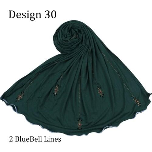 Colored line Roma Lined Color Striped Knitted Scarf Jersey Hijab Muslim Women fashion Islamic Arab Ladys Turban Wraps D30