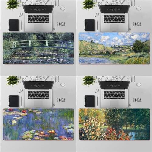 FHNBLJ Top Quality Claude Monet Art Laptop Computer Mousepad Free Shipping Large Mouse Pad Keyboards Mat