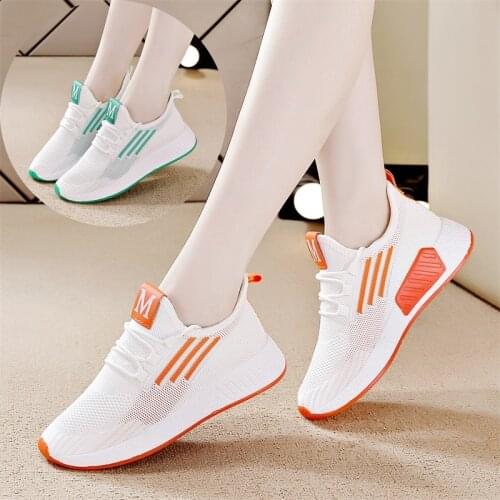 2021 New Women Sneakers Woman Running Shoes Female Vulcanized Womens Casual Flats Women Walking Shoes Ladies Summer Plus Size