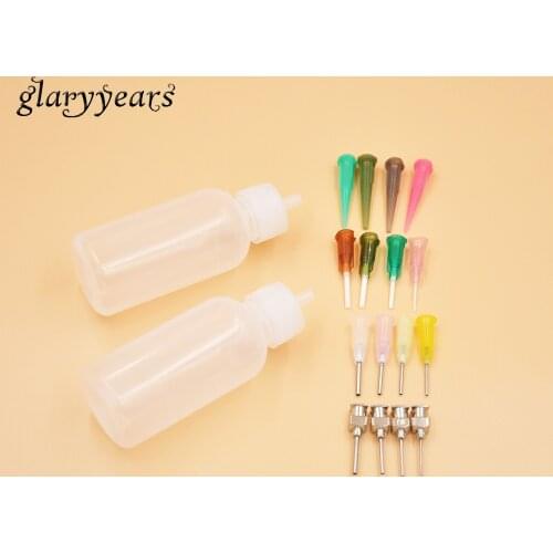 1 Set Henna Paste Tool Kit Nozzle Applicator Drawing for Tattoo Stencil Body Art Makeup Paint Plastic Bottle and Nozzle Tips DIY