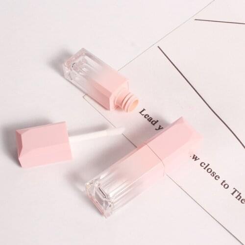 10/30/50pcs Gradient Pink Empty Lip Gloss Tubes 5ML Refillable Bottles Lip Balm Containers Lipgloss Packaging Cosmetic Container