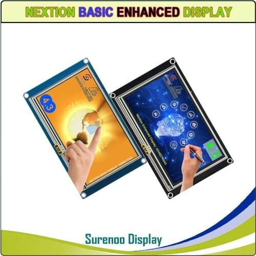 4.3" NX4827K043 Nextion Enhanced HMI USART UART Serial Resistive Touch TFT LCD Module Display Panel for Arduino Raspberry Pi
