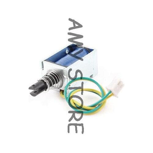 5.5mm Stroke 28gf Force Push Pull Type Solenoid Electromagnet DC 18V 0.2A