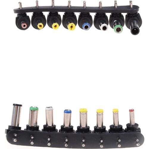 8Pcs/set Universal For Notebook Laptop AC DC Power Supply Charger Adapter Tips Jack Connector For Charging Plug For Tablets PC