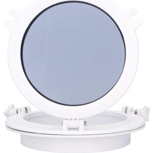 Boat accessories marine Anchor Trolley Kit 10in Round Portlight Porthole Tempered Glass Opening Window for Marine Boat Yacht