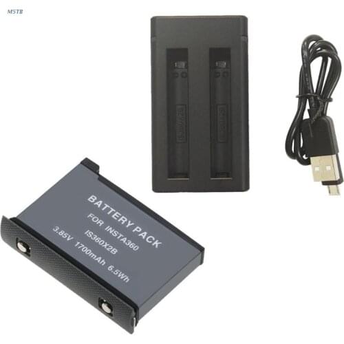 For - 360 One X2 sports camera 1700mAh Li-ion battery camera accessories M5TB