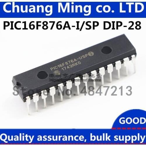 Free Shipping 10pcs/lots PIC16F876A-I/SP PIC16F876A-ISP PIC16F876A PIC16F876 New original IC In stock