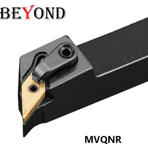 BEYOND MVQNR MVQNR3232P16 MVQNL3232P16 3232 Lathe Cutting Tool Holder External Cutter Bar Carbide Inserts VNMG