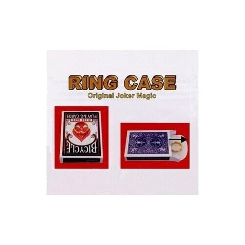 Ring Case by Joker Magic (Gimmick) -Clse-Up,coin/mental/street/fire/comedy/stage magic props,magic tricks,gimmick