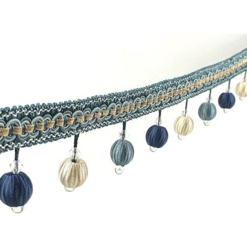 European Style 12Yard/Lot Curtain decorative Polyester Tassel lace accessories DIY curtains drapery sewing home textile AU1306