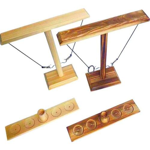 Outdoor Ring Toss Game Throwing Hook and Loop 2 People Wooden Throwing Game Hook And Shooting Ladder Shooting Interactive Game