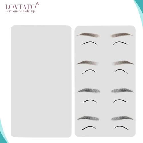 Tattoo Big Blank Practice Skin 26.4x14.5 cm Practice Latex Easy Coloring Eyebrow Design Pencil Can Draw Learner Use Microblading