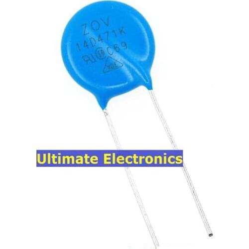 50pcs Varistors 14D471K 470V Metal voltage dependent resistor
