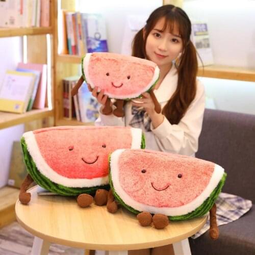 Fruit pillow watermelon cherry cuddly stuffed toy Rag Doll cuddle girl sofa pillow creative gift
