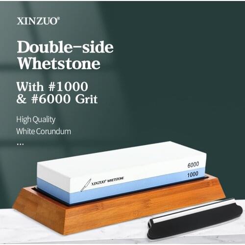 XINZUO Professional Knife Sharpener Double-side Whetstone Sharpening Stones Grinding Stone Water Stone Kitchen Tools