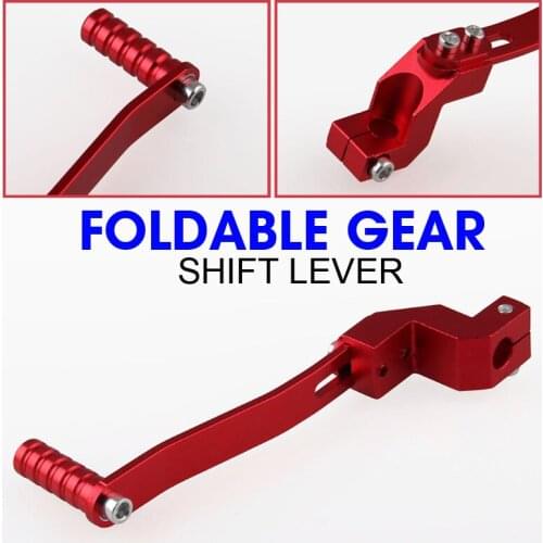 1pcs Foldable Gear Shift Lever CNC Aluminum For Motorcycle Dirt Bike Accessories Motorcycle Accessories Transmission Parts 2020