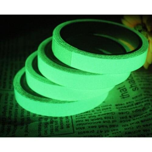 PVC Luminous Fluorescent Night Self-adhesive Glow In The Dark Sticker Tape Safety Security Home Decal Car Warning Tape DIY Strip