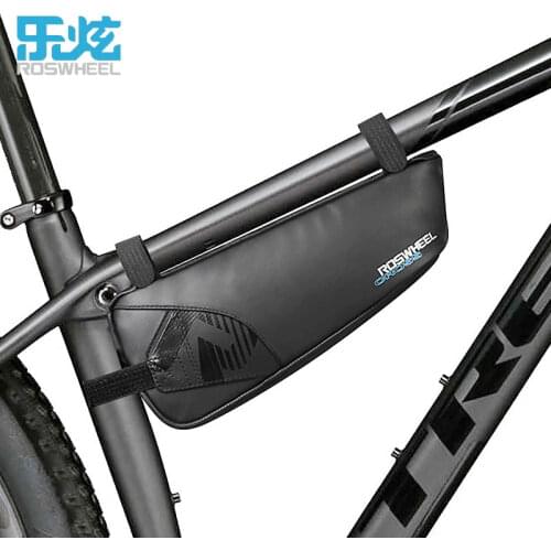 Roswheel Bicycle Bags 1680D Nylon Full Waterproof Bike upper tube bags Cycling Triangle Saddle Bags Accessories CROSS SERIES