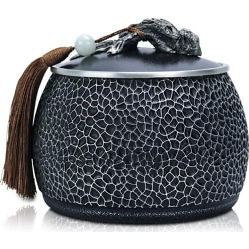 Pure Tin Urn Ashes For Human Large Capacity Cremation Urns Ash Funeral Cremation Hand Carved Beautiful Embossed Display At Home